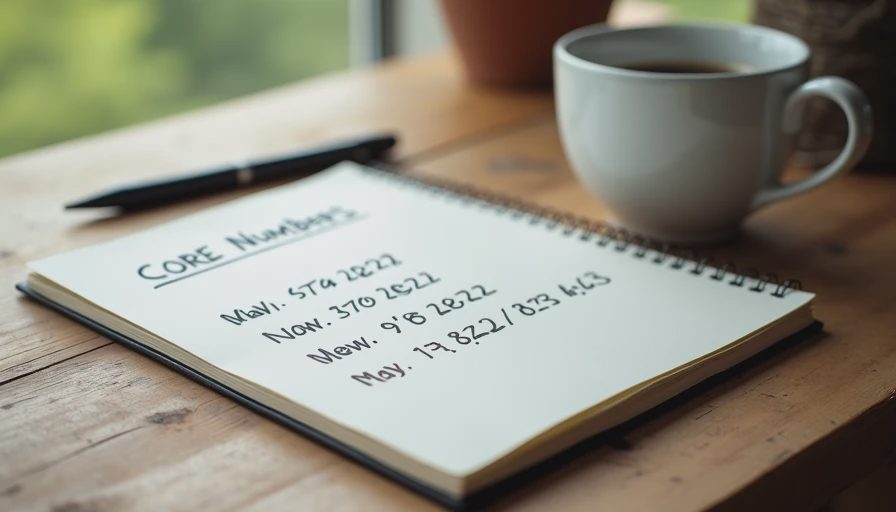 A documentary-style close-up of a wooden desk featuring a handwritten notebook with clear time boundaries, coffee, and soft morning natural light.